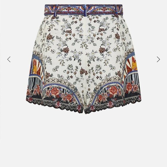Camilla Belted high wasted shorts. My folk art heart